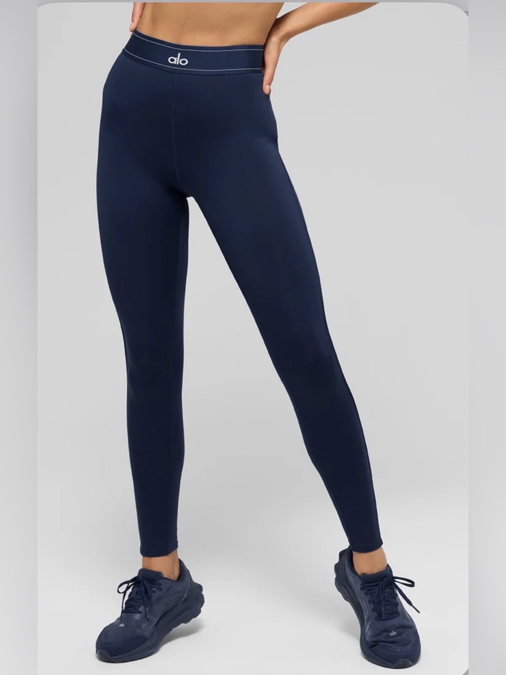 ALO Yoga High-Waist Suit Up Legging - Navy